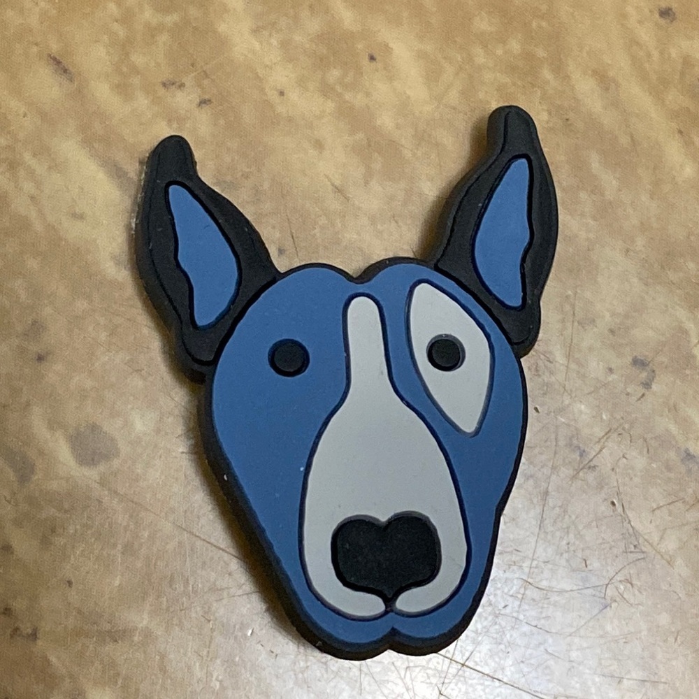3/$10 bull terrier croc charm‎